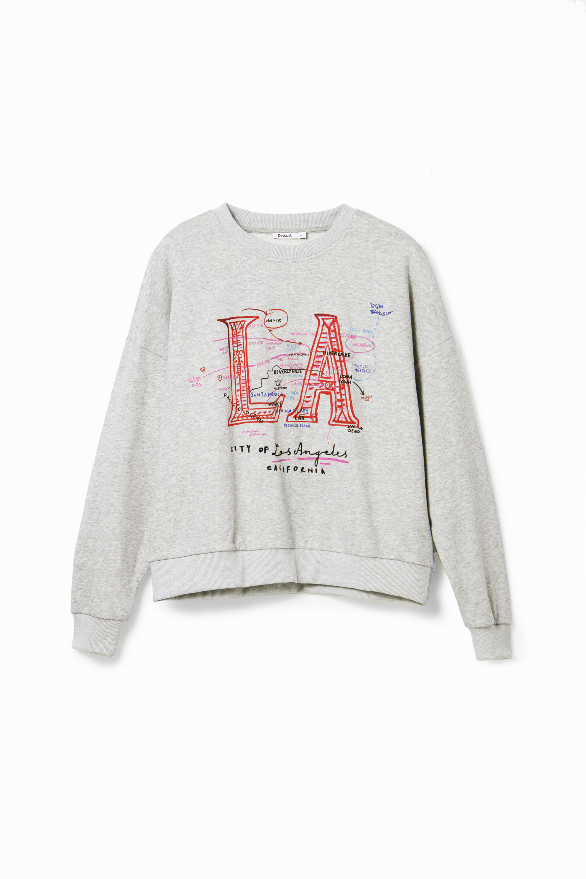 Moletom oversized de Los Angeles
