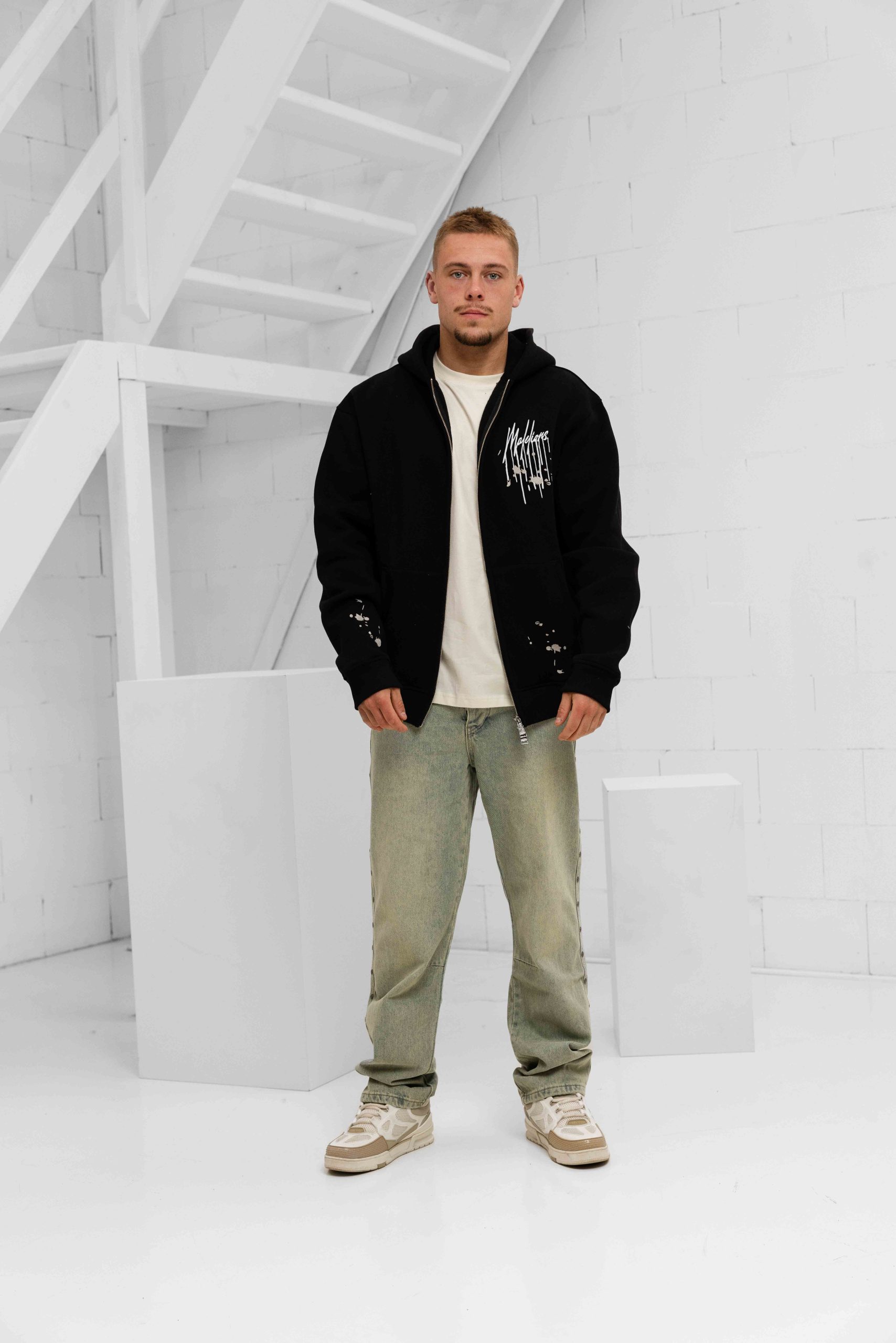 Malelions Painter Vest Heren Zwart