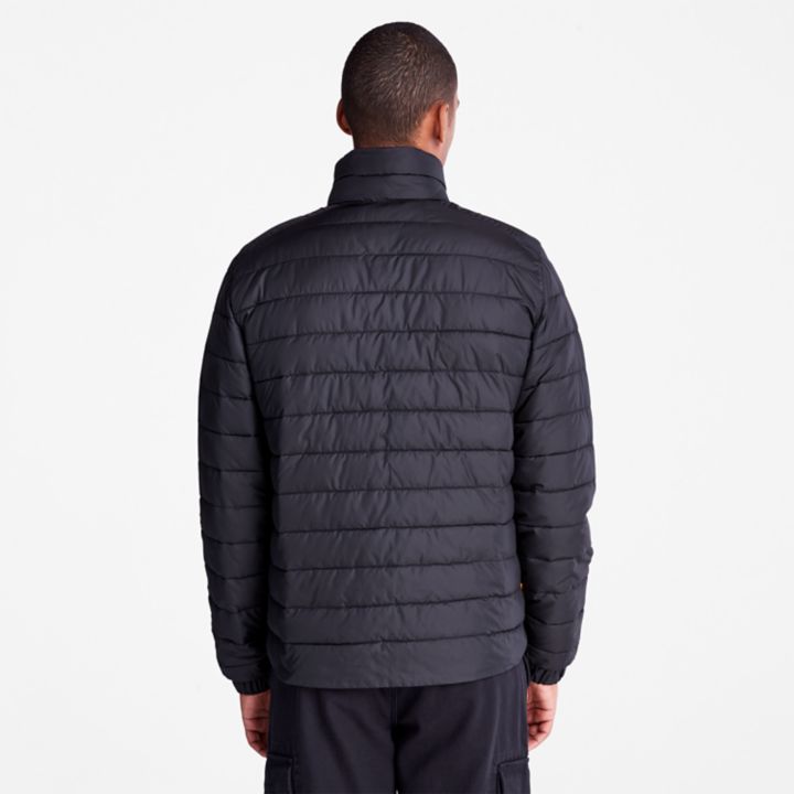 Jaqueta acolchoada Axis Peak masculina na cor preta.