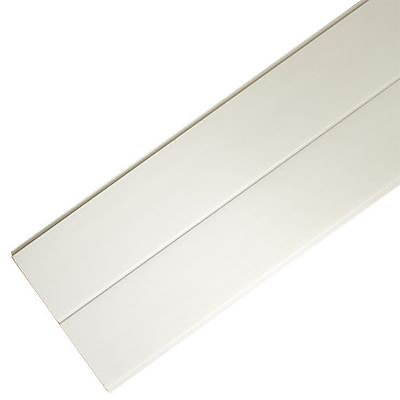 Lambris PVC Blanc go 2600x375x8mm (vendu à la botte)