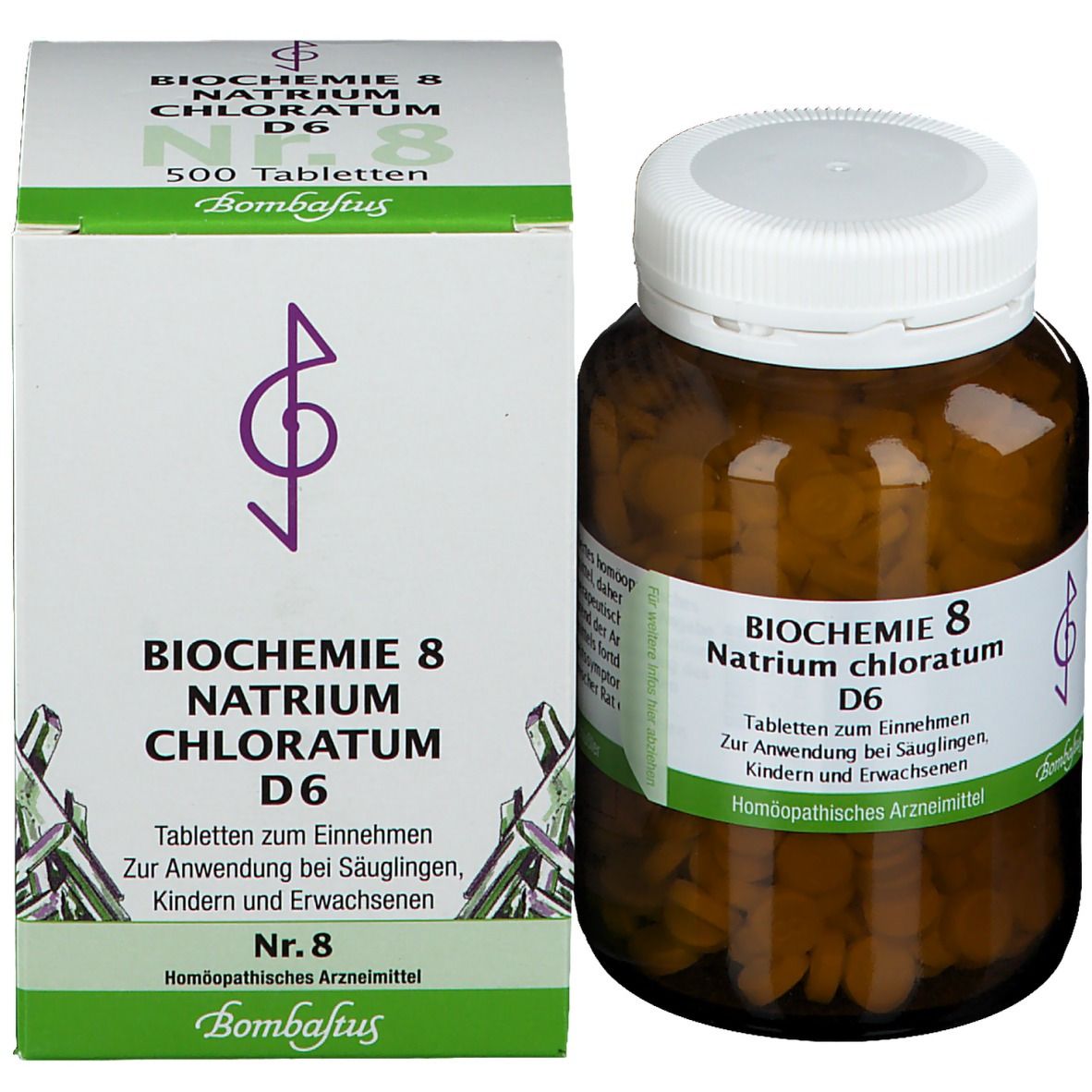 Bombastus Biochemie 8 Natrium chloratum D 6 Tabletten
