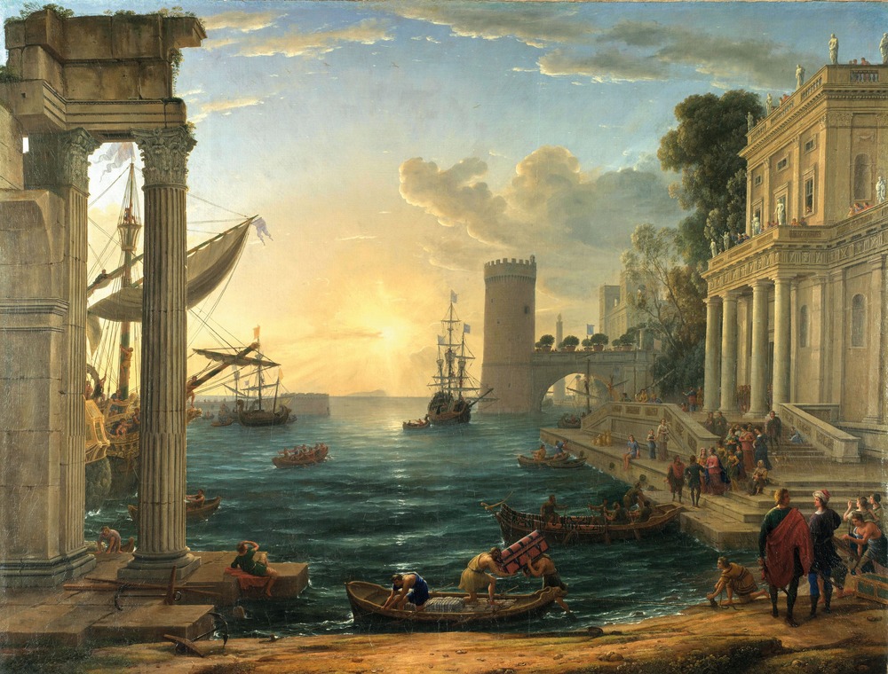 L'embarquement de la reine de gellée