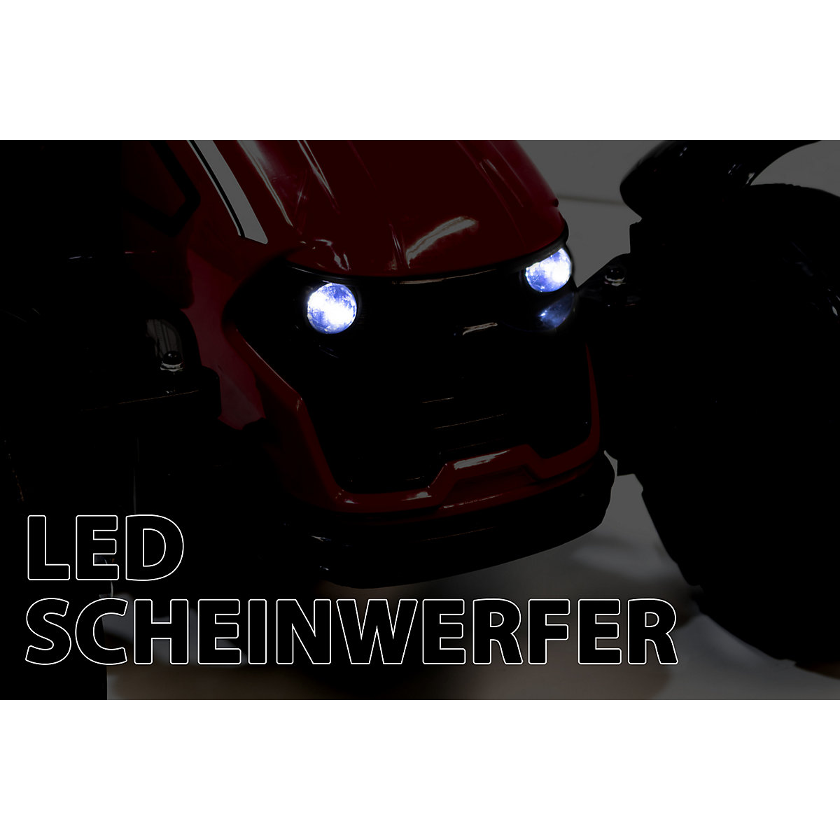 Kidcars Kinder Elektro Traktor 2X30W 12V 7Ah 2.4G RC inkl Anh&auml;nger gr&uuml;n