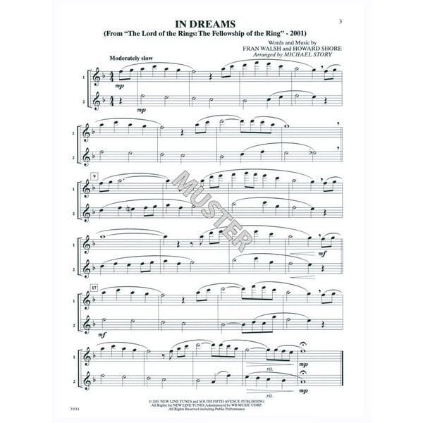 Alfred Music Publishing Movie Duets For All Flute