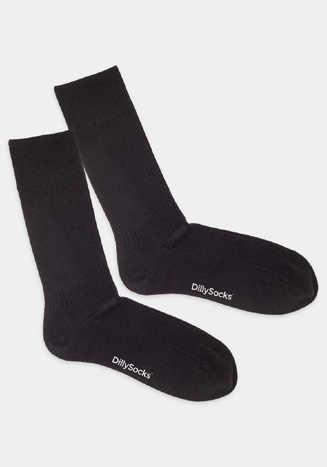DillySocks Socken Ribbed Night Black