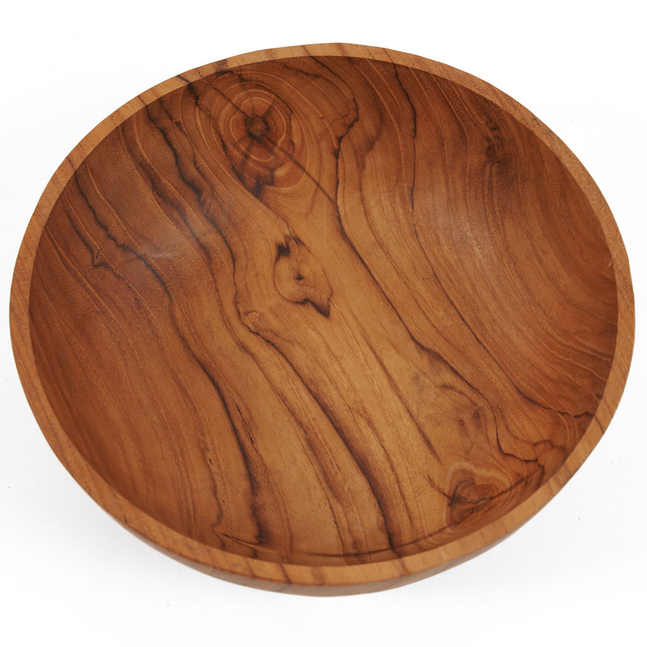 Bazar Bizar Bol en teck naturel - D.20xH.6 cm
