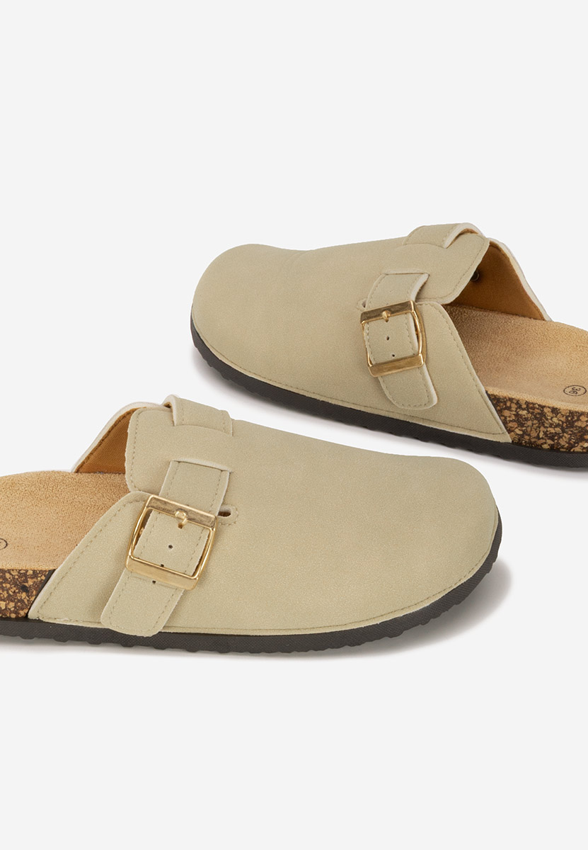 Sabots femme beige Sanilia