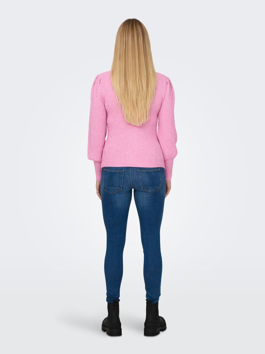 OLMKATIA Strickpullover Fuchsia Pink