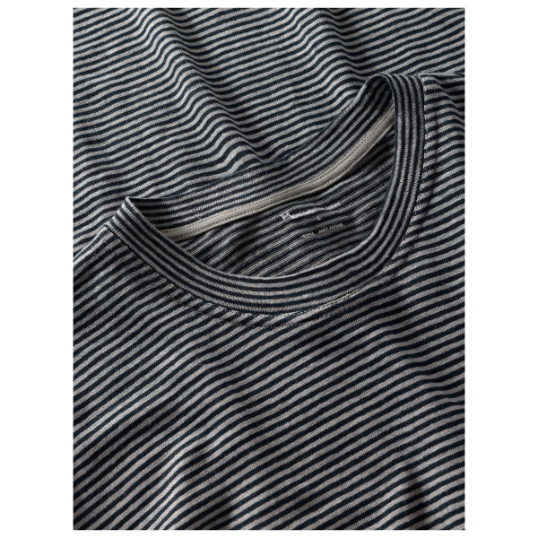 KnowledgeCotton Apparel - Organic Linen Striped T-Shirt - T-shirt