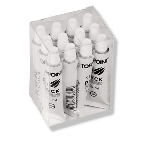 Stylex Deckweiß Tuben, 24 Stück mit je 7,5 ml