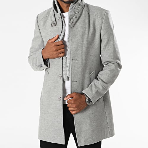 Manteau Gris Chiné