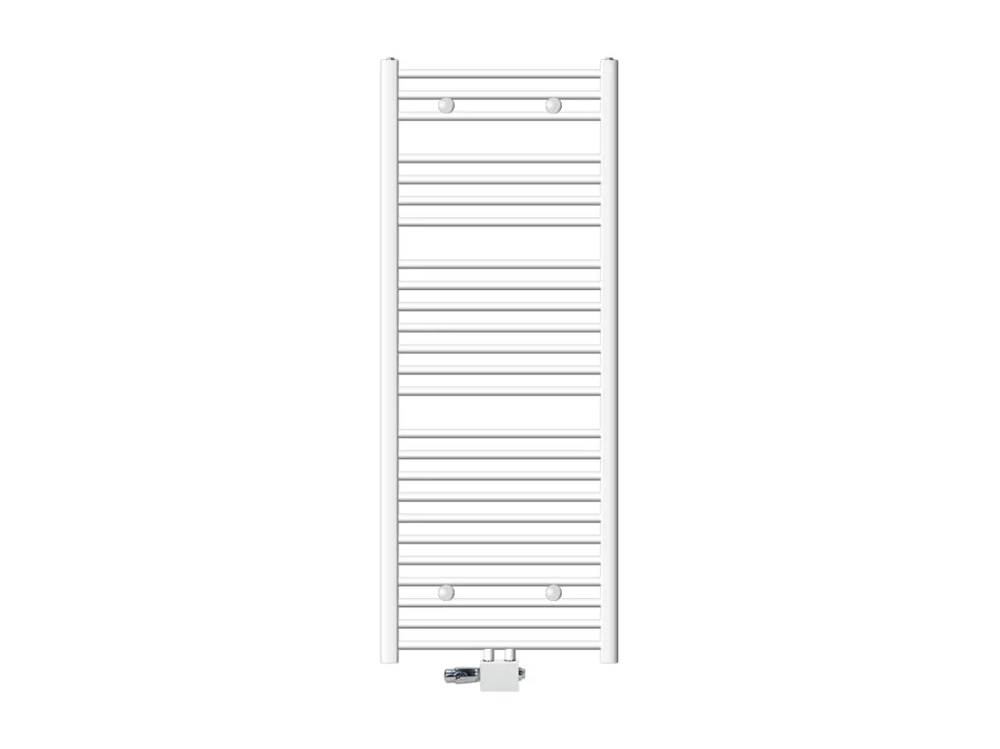 Radiateur Design Sahara Non Electrique, 600 x 1500 mm, Blanc, Connexion Central, avec Kit