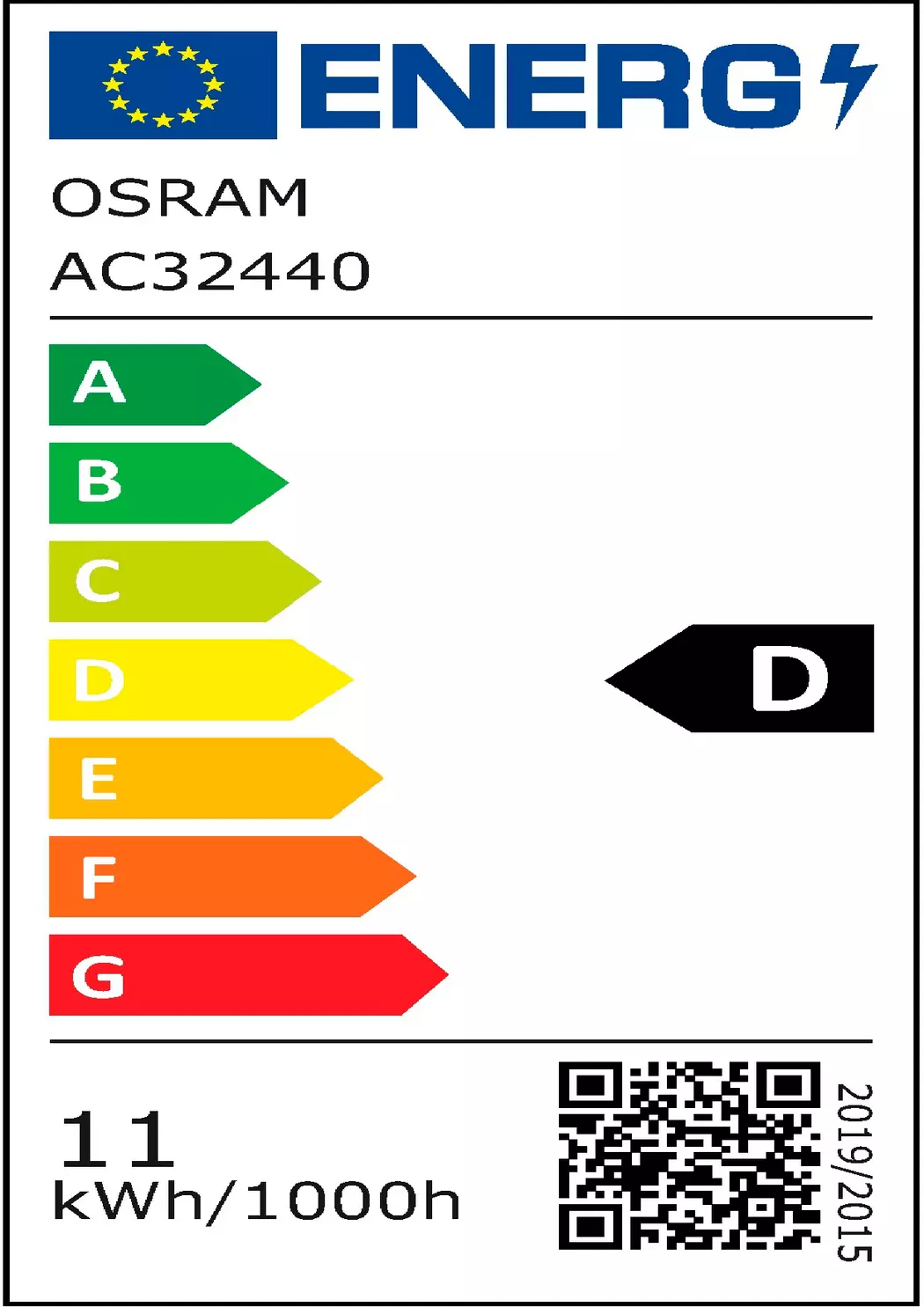 LED Birne, matt E27/10 Watt/Energie D