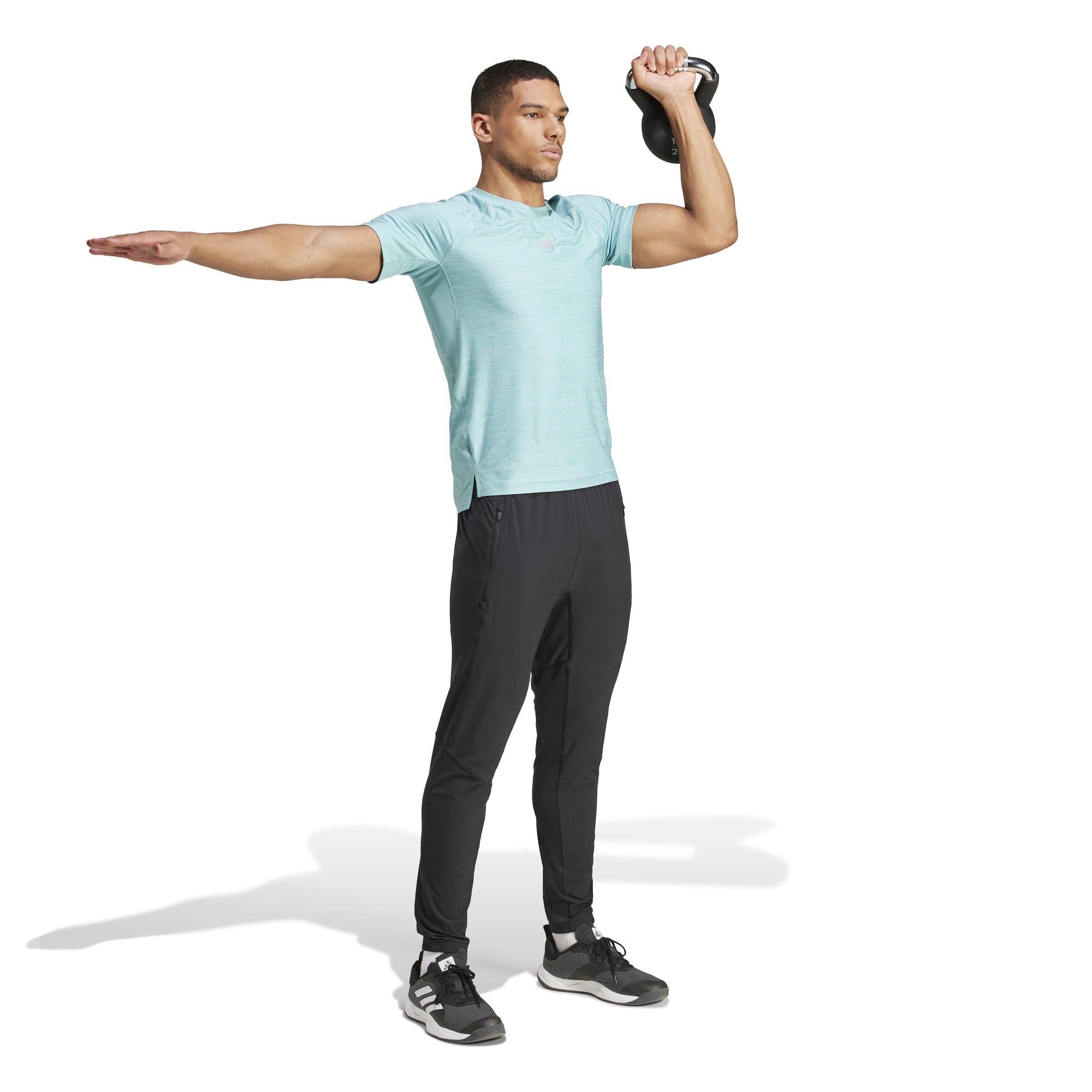 adidas Gym Training 3 Stripes T Shirt