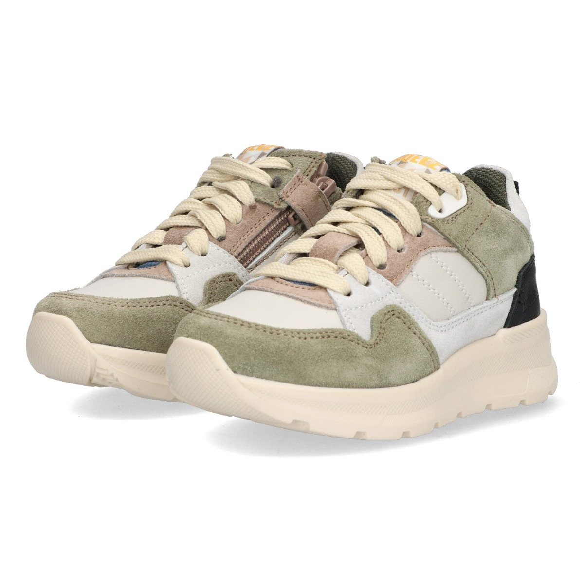 Fallon Flow - Lage Sneakers Braqeez Groen