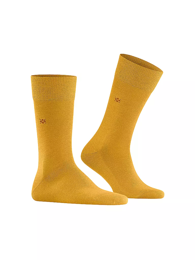 BURLINGTON Herren Socken LEEDS 40-46 solar gelb