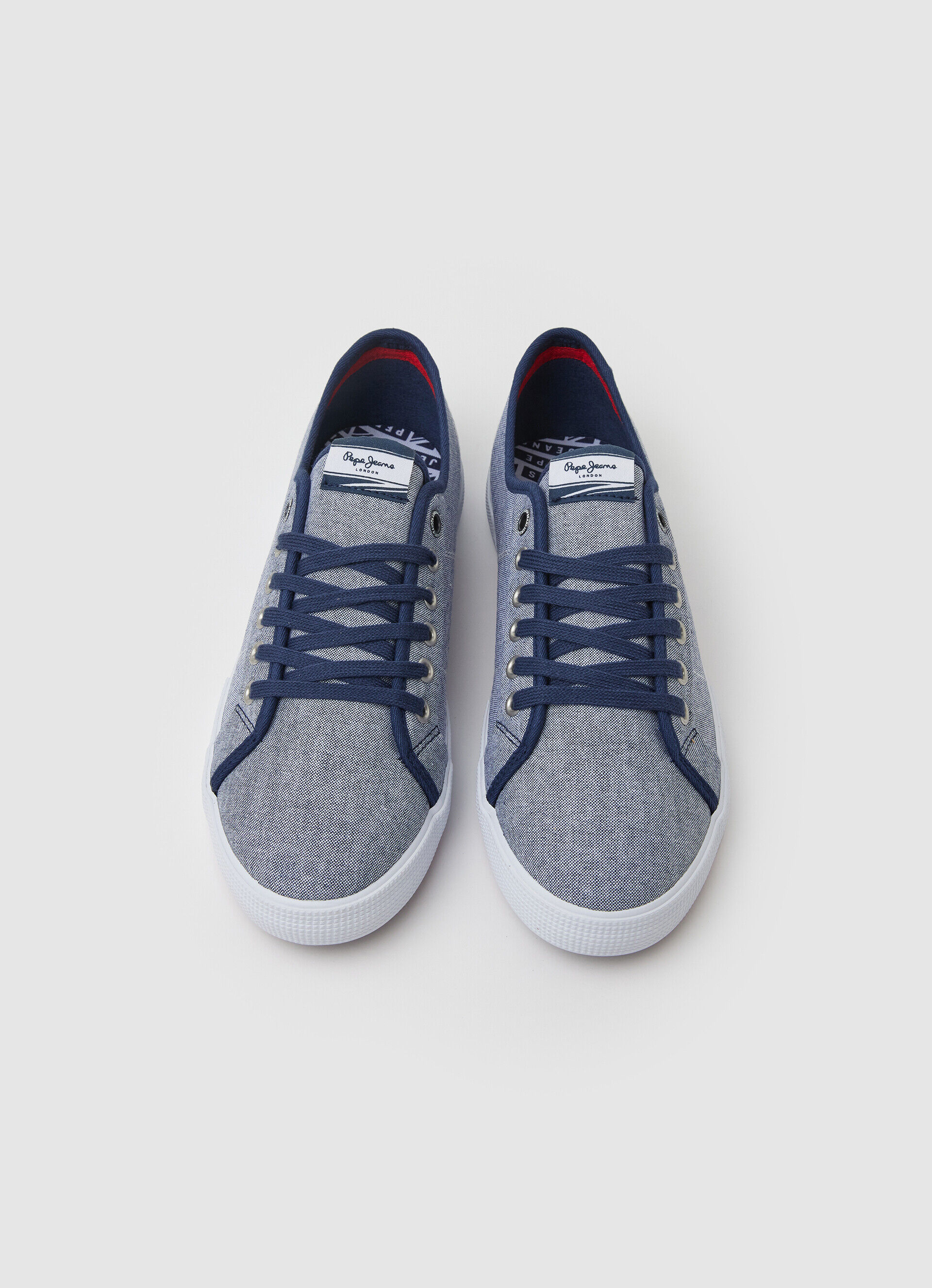 TÊNIS BÁSICOS DE CHAMBRAY - azul chambray