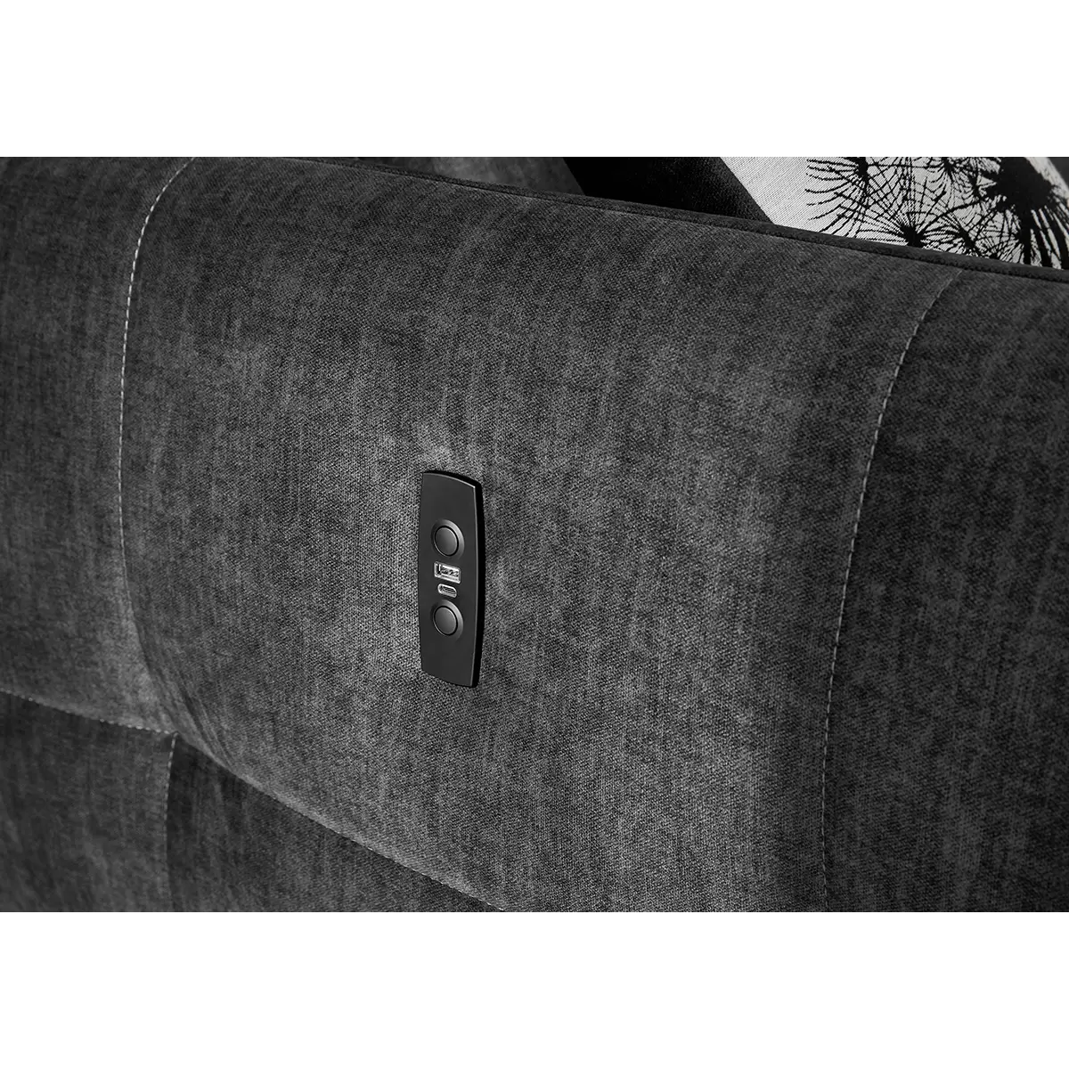 Ecksofa Zoom 214x130 anthrazit,beige,grau