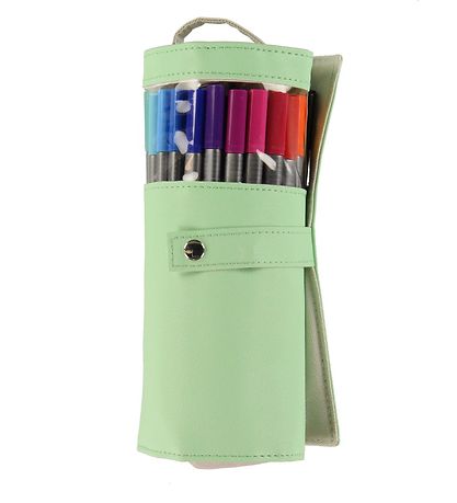 Staedtler Tuscher m. Penalhus - 20 stk. - 0,3 mm -  Grøn