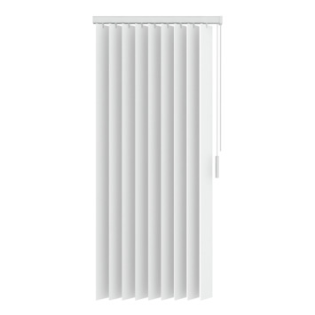 GAMMA verticale lamelset kunststof 89 mm 5084 wit 90x250 cm