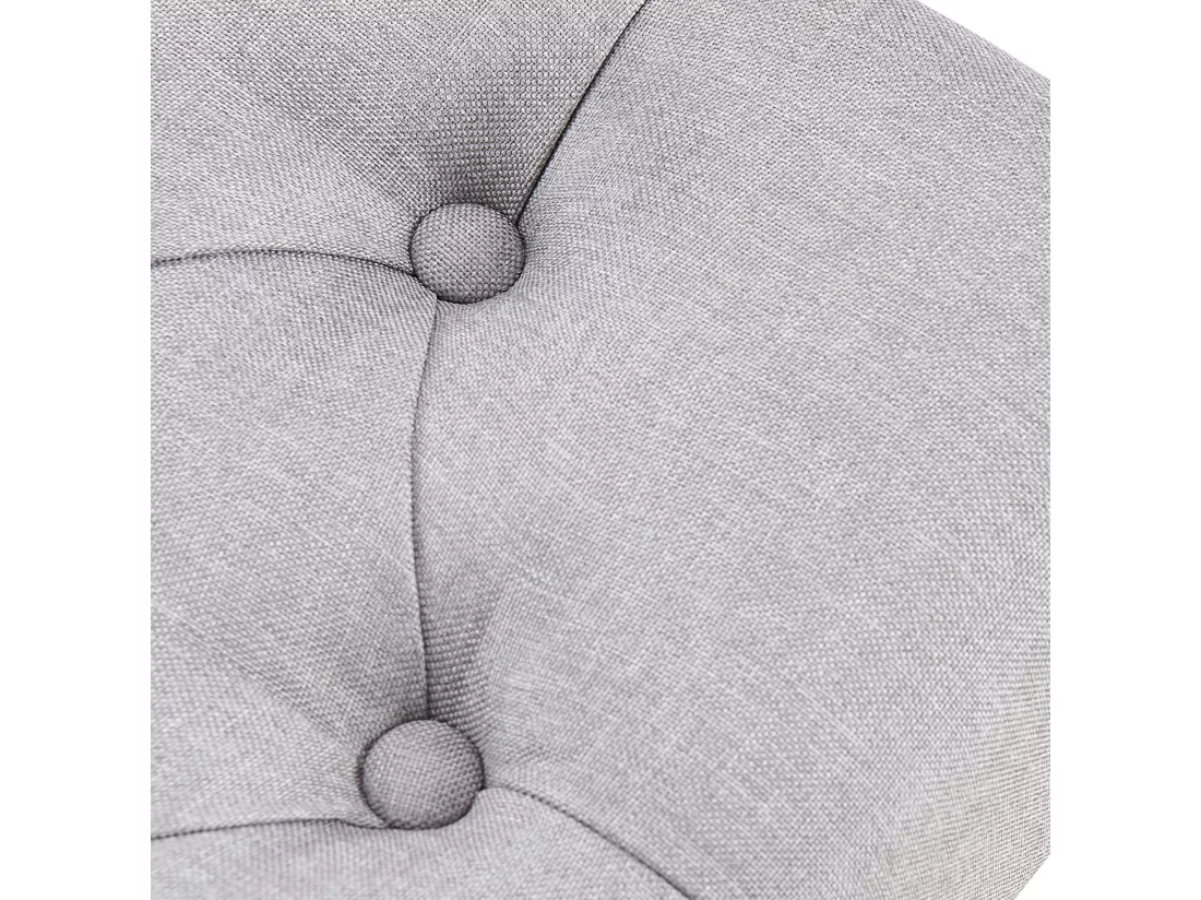 Banquette - Tissu - Gris - Amun