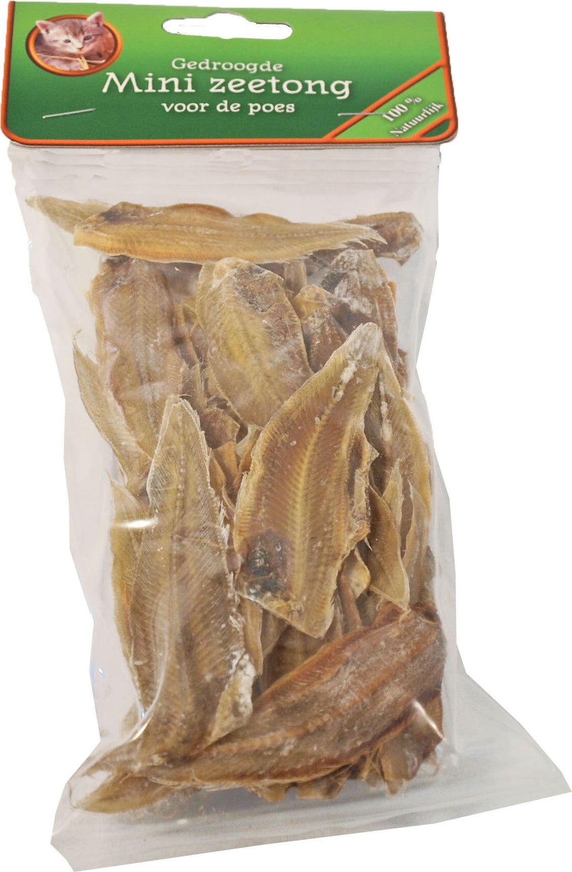 Boon kattensnack gedroogde mini zeetong 60 g