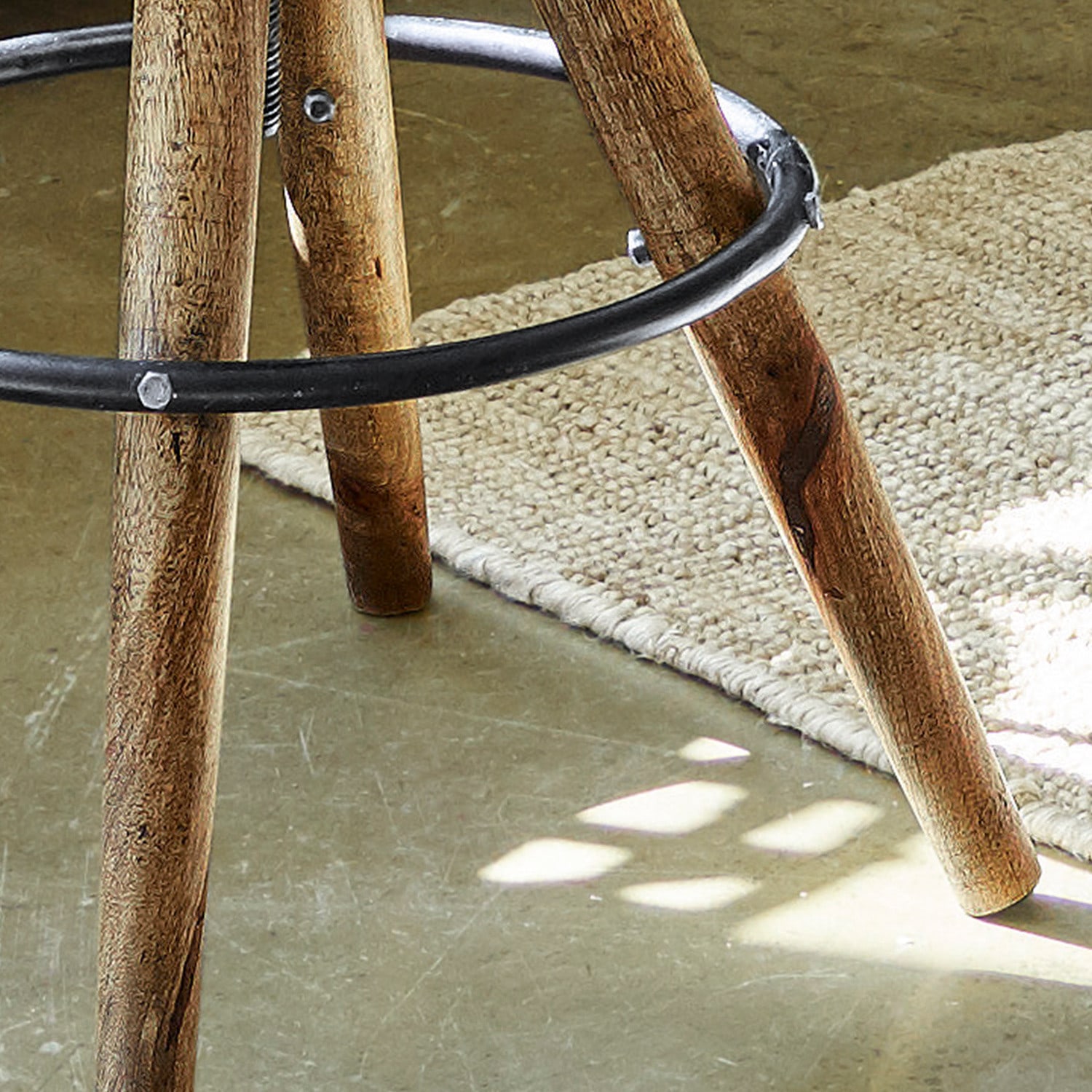 Hocker Twist braun