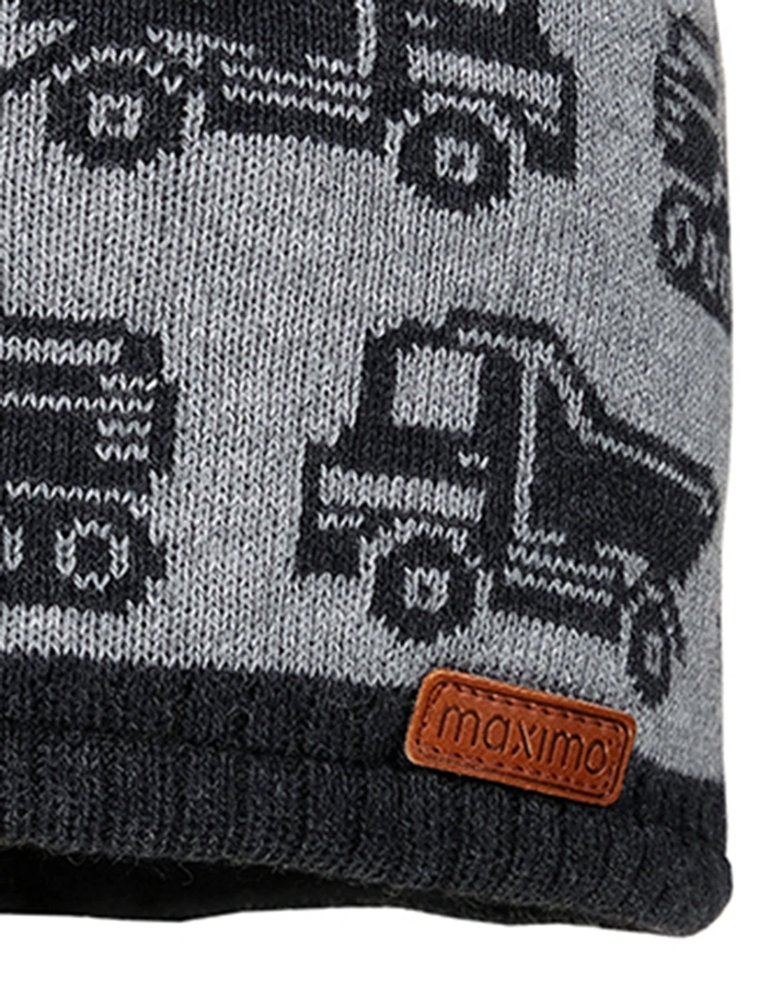 Wintermütze MINI FAHRZEUGE in graumeliert