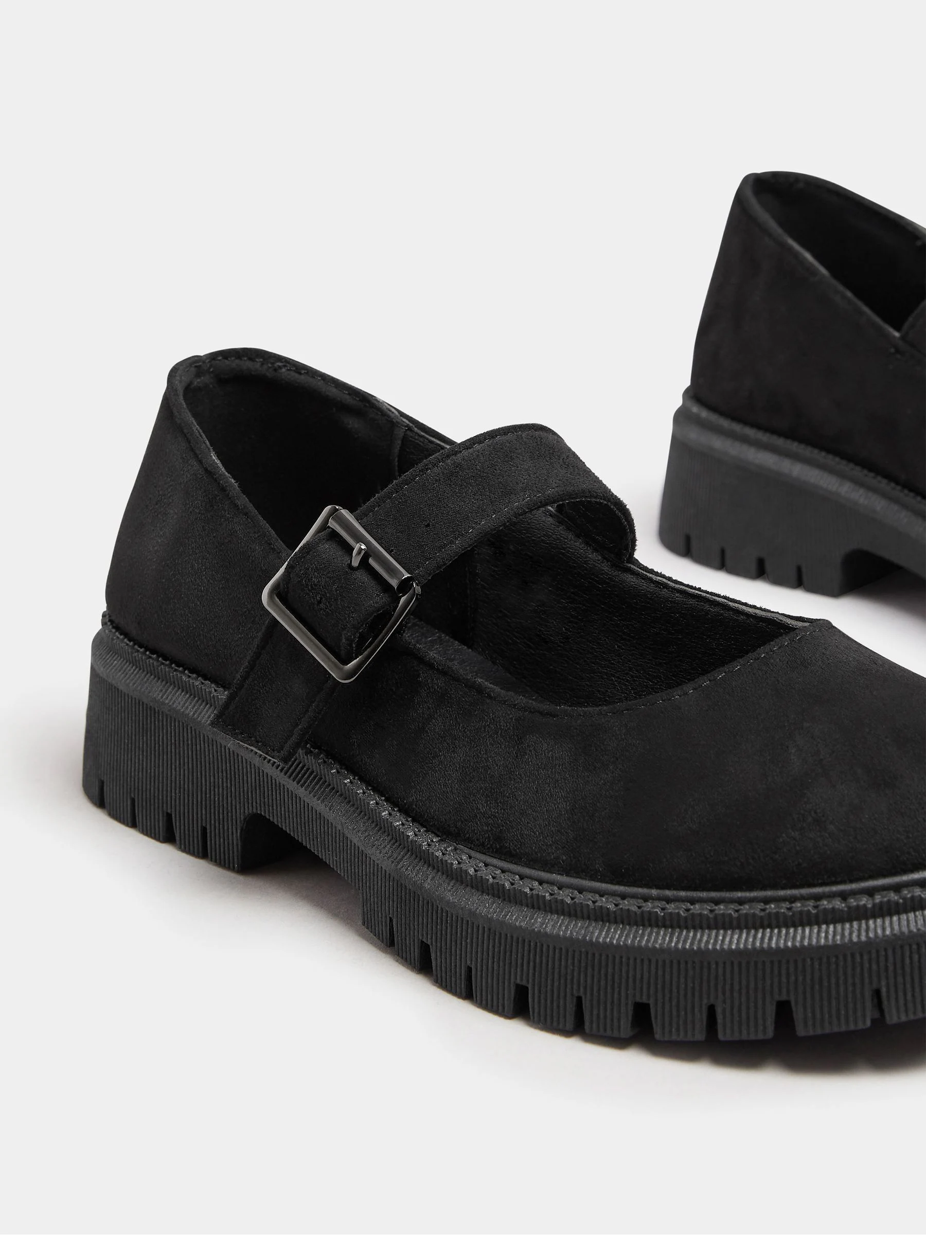 Yours Curve Mary Jane-schoenen met brede pasvorm en chunky zool