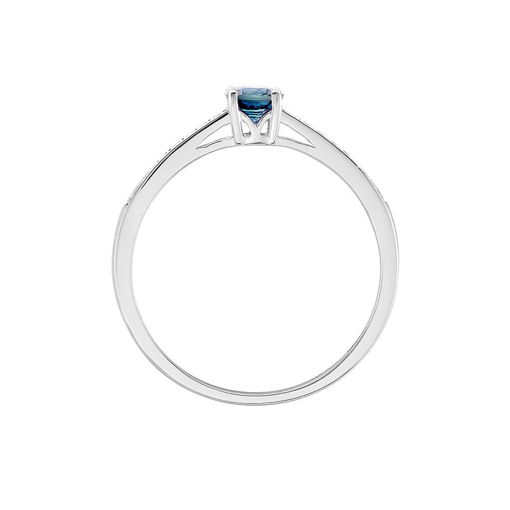 Bague Hardy Or Blanc Saphir Diamant