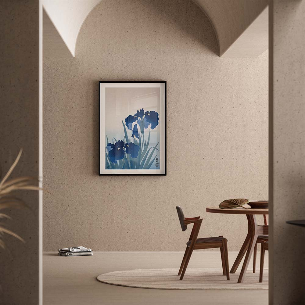 Poster Ohara Koson - Blue Iris 50x70 cm