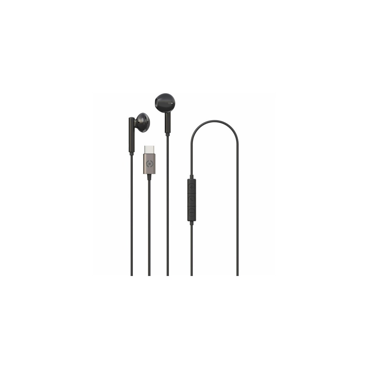 Celly Hodetelefoner UP1100 USB-C Svart