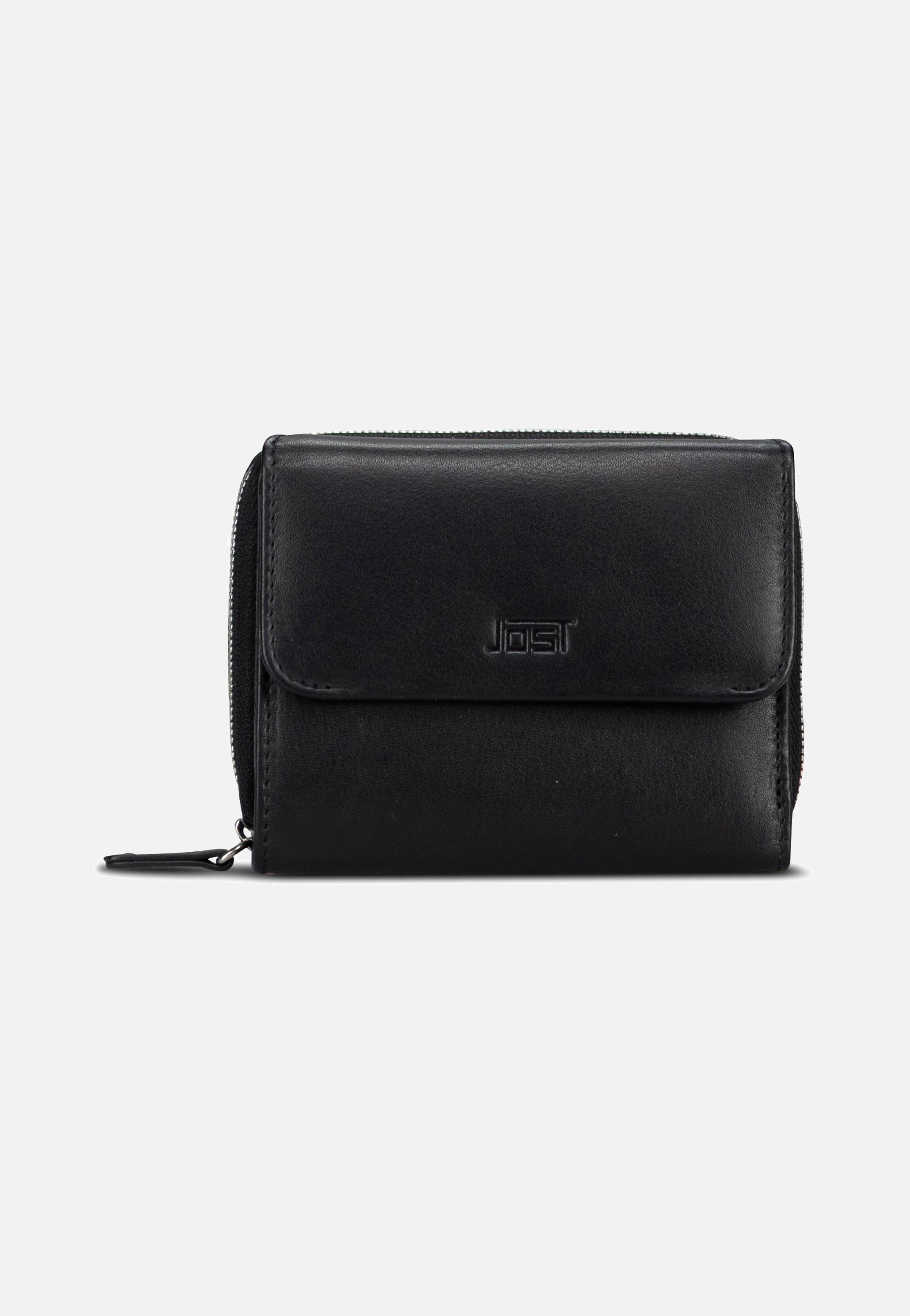 Odense Zip 6332 Medium Black - Portemonnaie