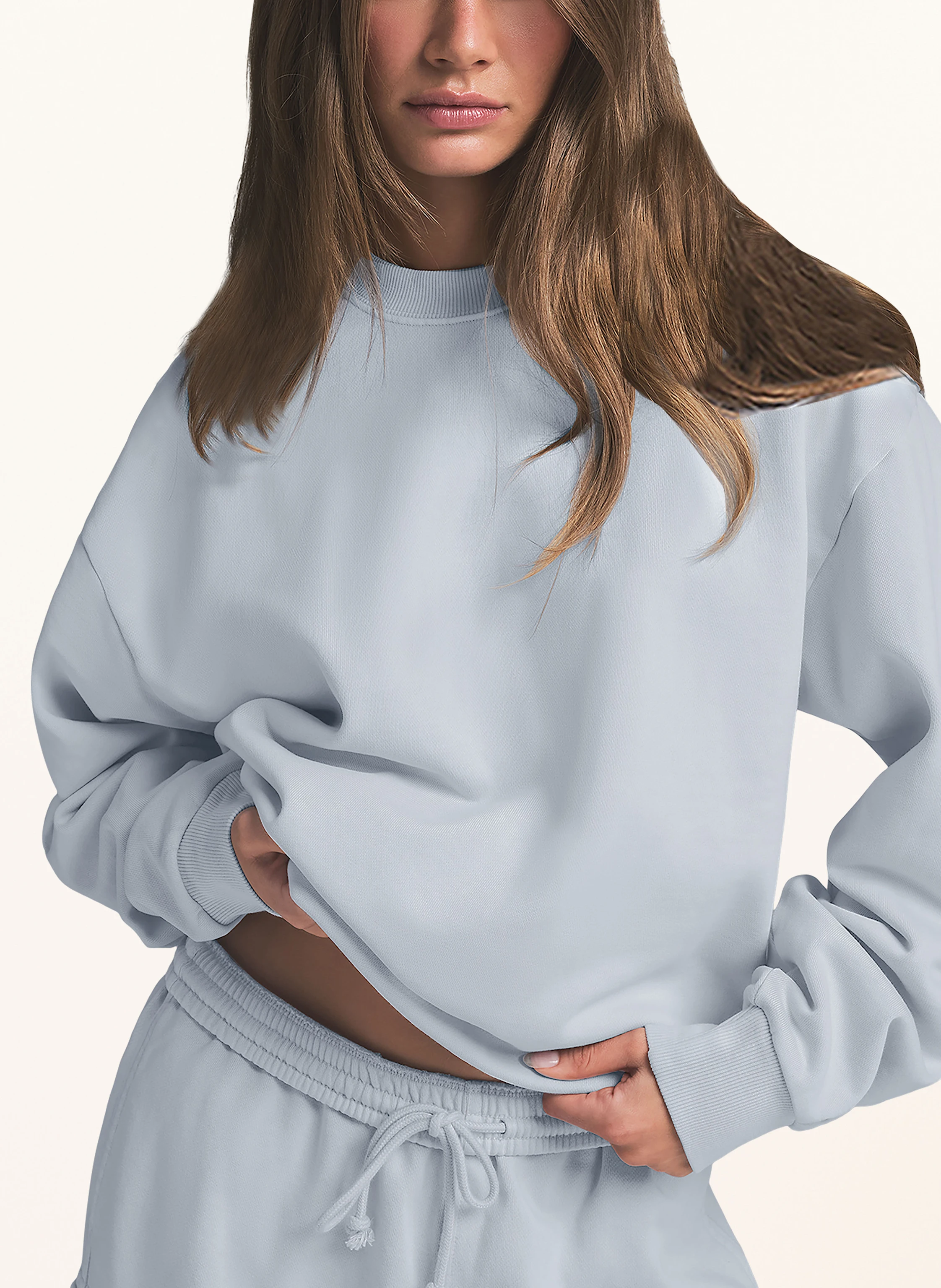SKIMS Lounge-Sweatshirt BOYFRIEND FLEECE