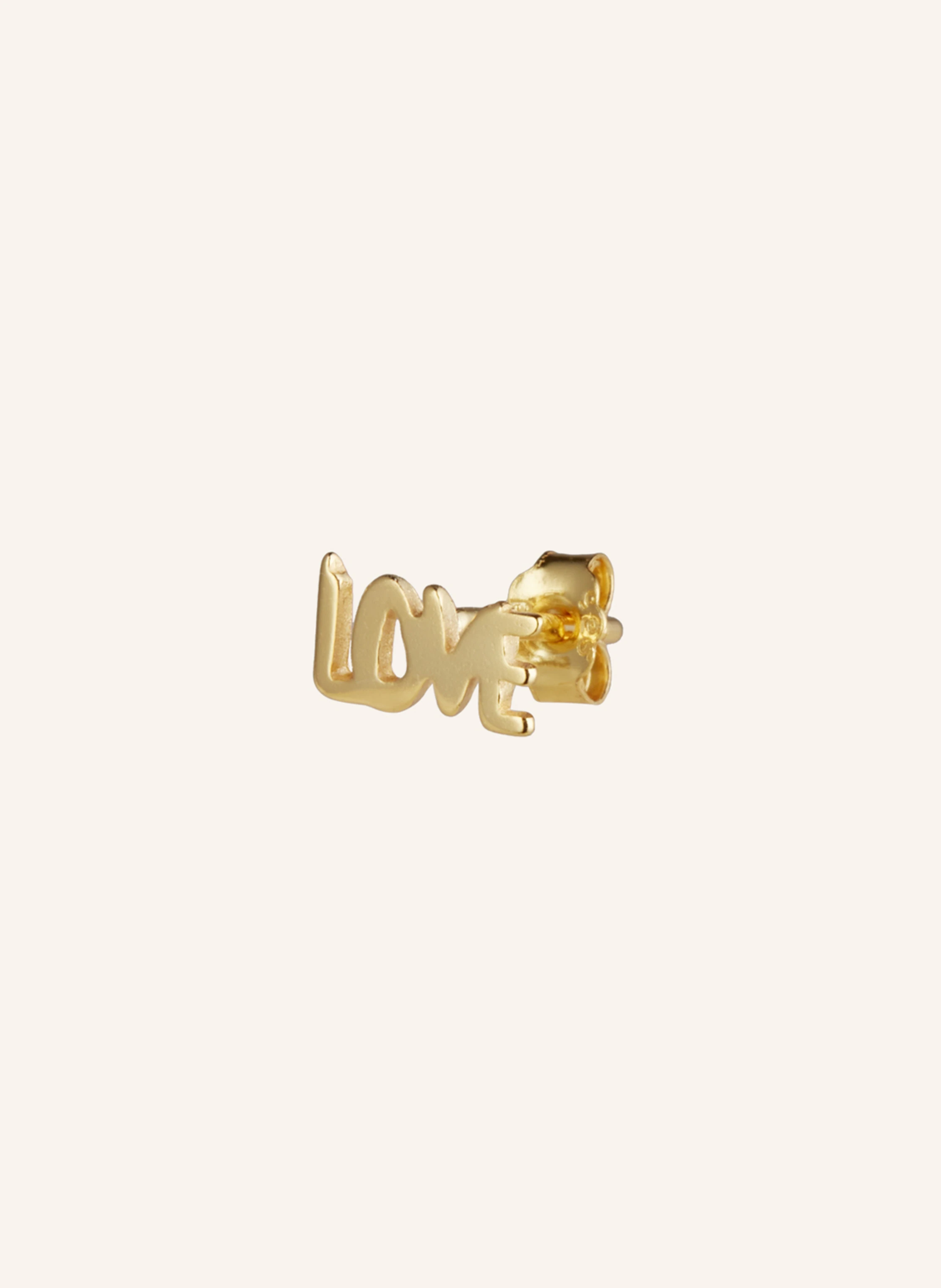 LULU Copenhagen Ohrstecker WORD LOVE aus 925er Sterlingsilber