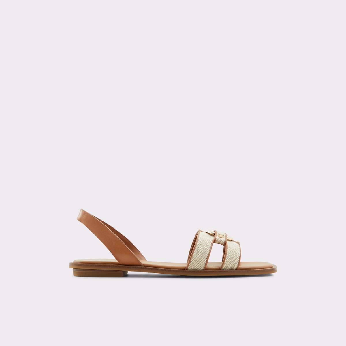 Fandra Light Beige Women Flat Sandals