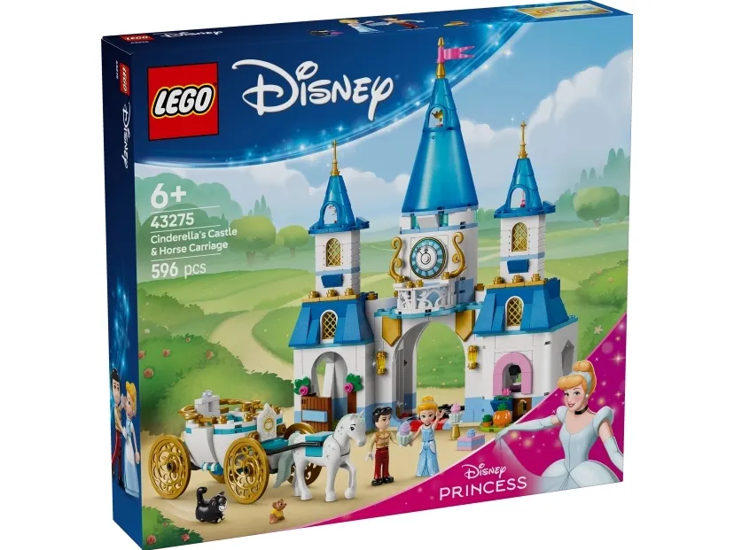 LEGO Disney Princess 43275 Askepots slot og karet