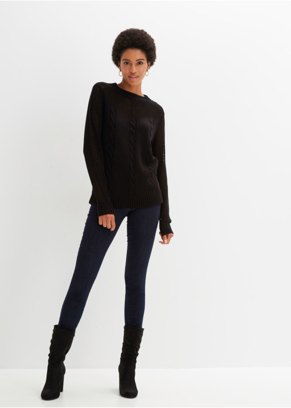 Pull avec effet résille