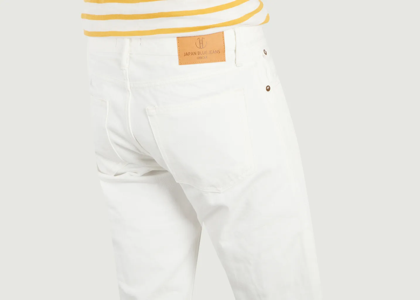 Jeans Circle 14oz White selvedge Straight Japan Blue Jeans