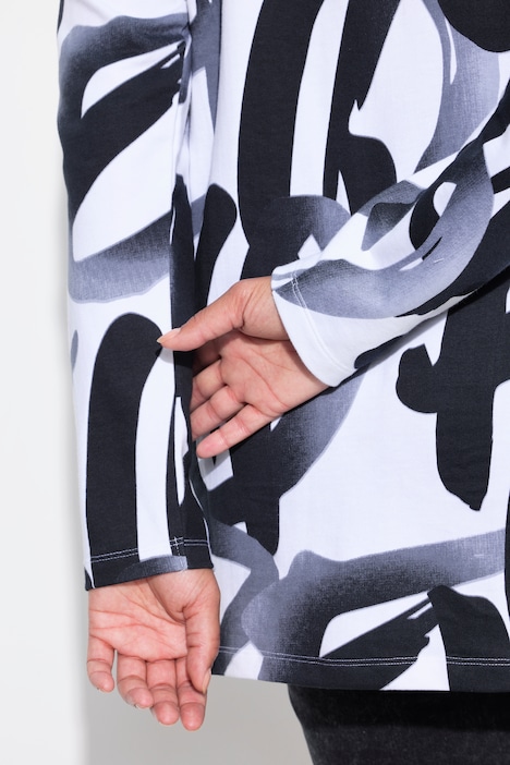 Sweatshirt, Comfort Fit, Buchstaben-Print, Langarm