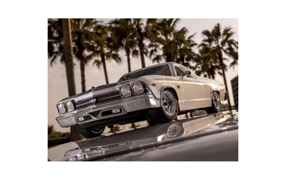 Serienwagen Fazer MK2 Chevy El Camino SS, Grau 1:10, ARTR<br>4WD On-Road Modell mit Detaillierter 1969 Chevrolet El Camino Karosserie