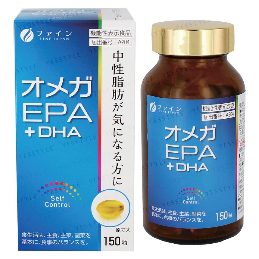 FINE JAPAN - Functieclaims Omega3 EPA + DHA Capsules