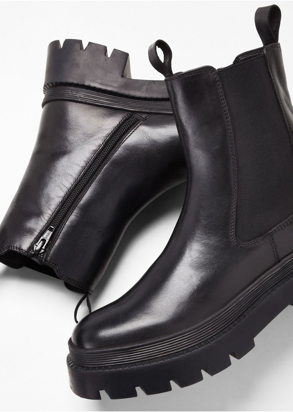 Boots Chelsea en cuir