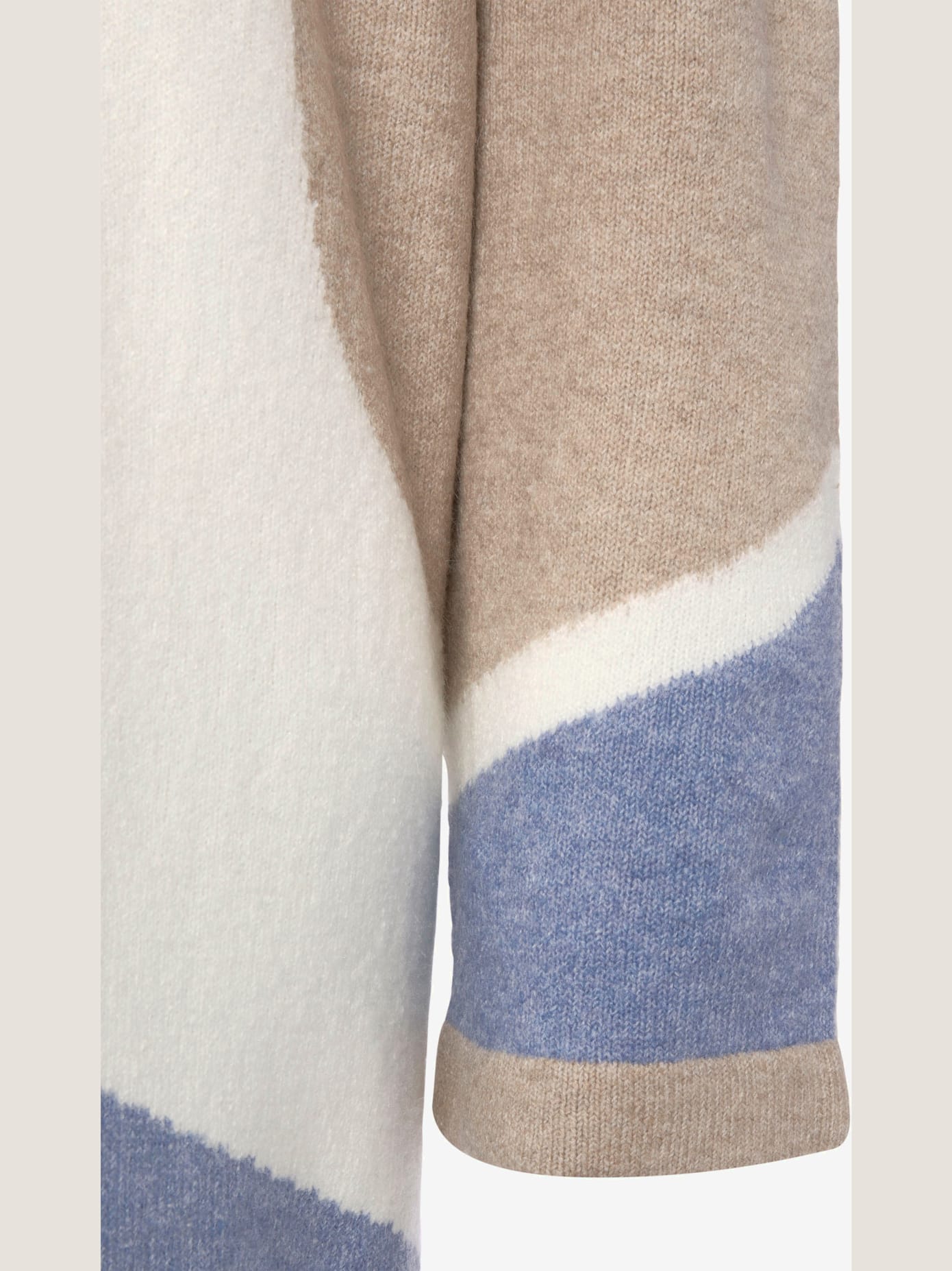 Veste en tricot aspect duo de couleurs tendance
