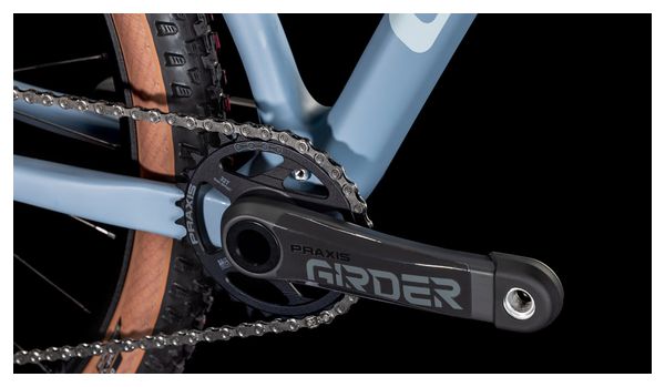 VTT Semi-Rigide Cube Reaction C:62 Race Shimano Deore XT 12V 29'' Bleu Pigeon Art 2025