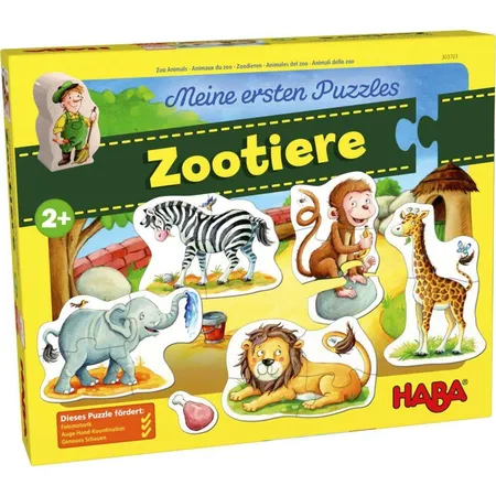 HABA 303703 Meine ersten Puzzles Zootiere