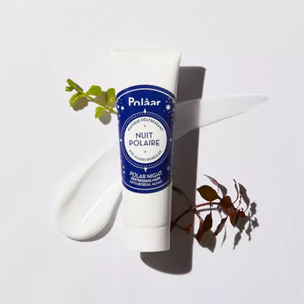 Máscara antiestresse Polaar Polar Night com algas boreais 50ml