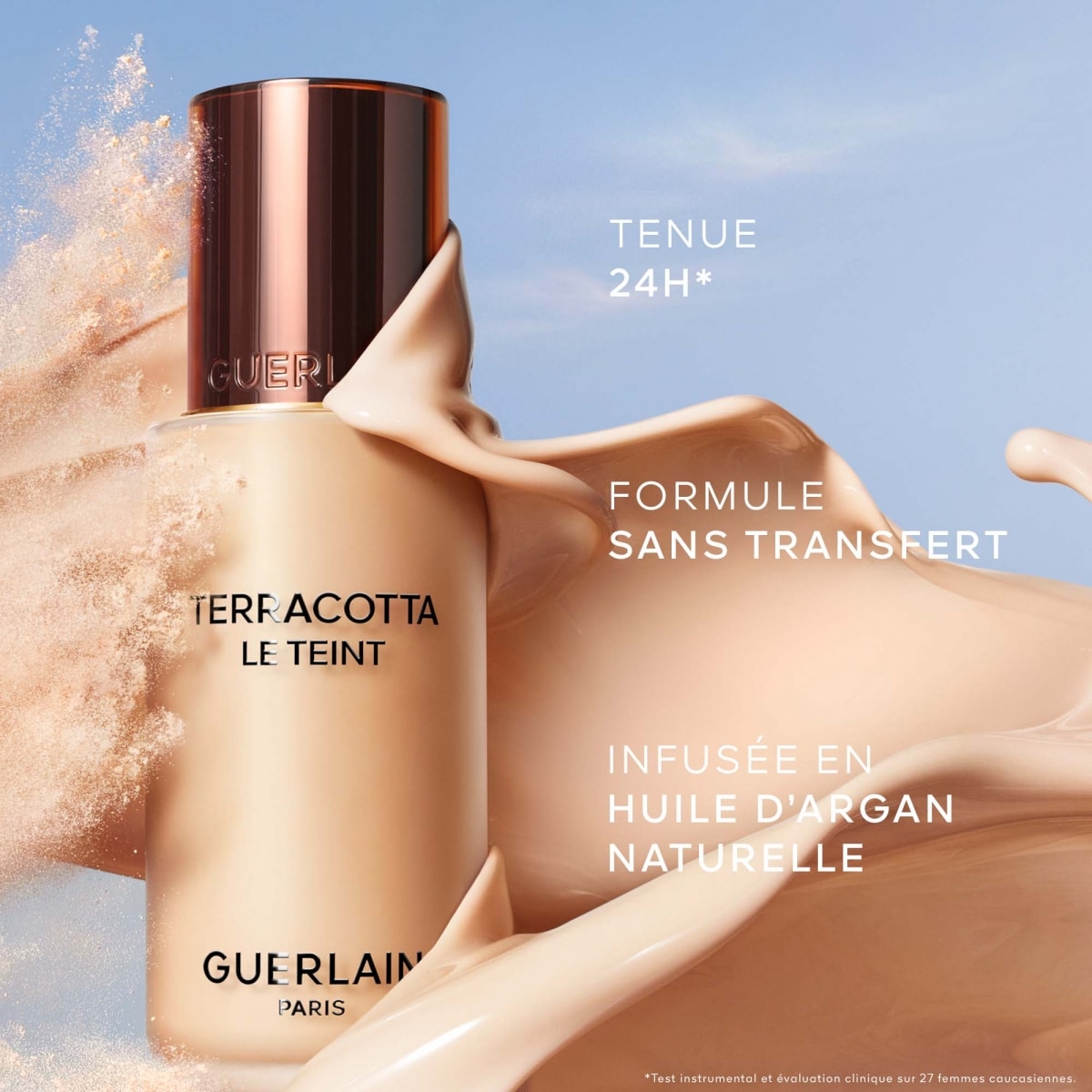 GUERLAIN Terracotta Le Teint Fond de Teint Perfection Naturelle Fraîcheur Bonne Mine Tenue 24h - Sans Transfert