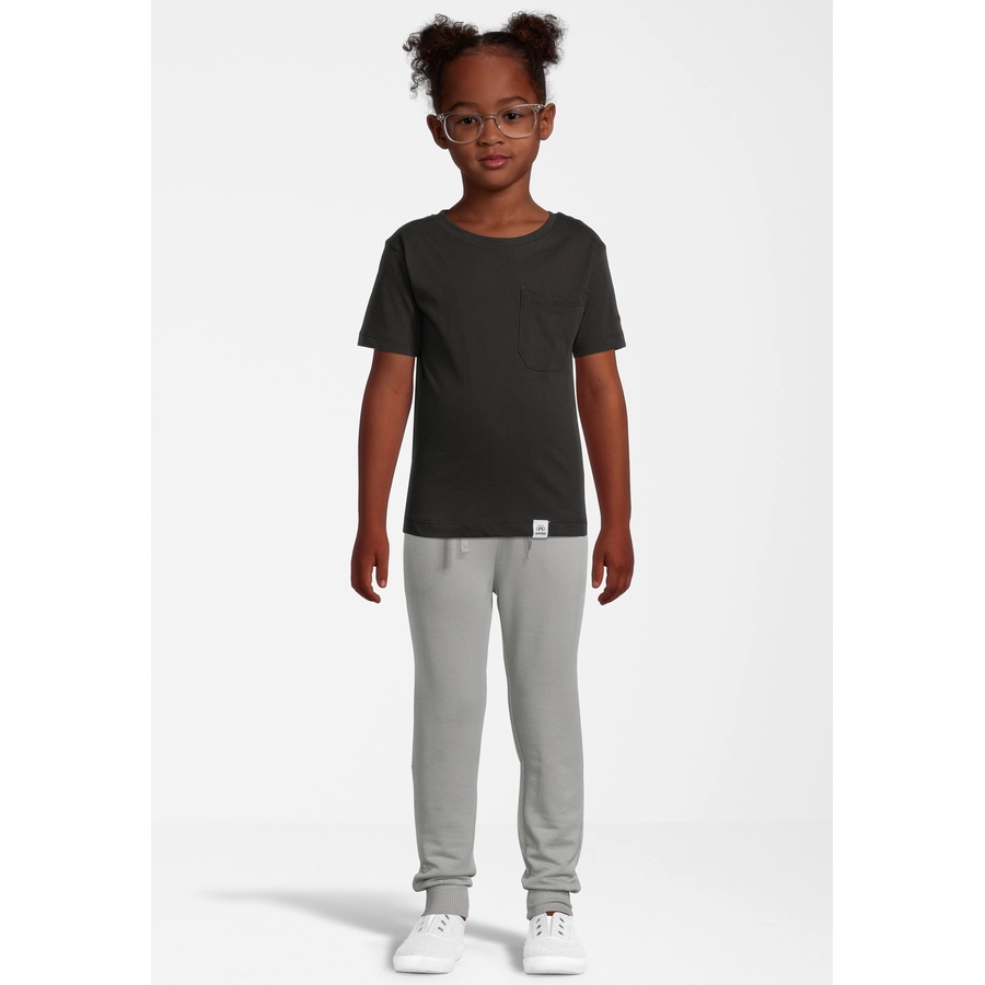 New Life T-Shirt TEE - CREW NECK PATCH POCKET Schwarz