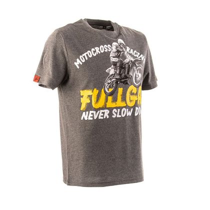 T-Shirt manches courtes Kini Red Bull FULLGAS RETRO - Gris